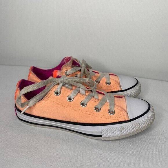 Converse Chuck Taylor All Star Ox Kids Junior size 1 Shoes Sunset Glow 656083F - Picture 3 of 10
